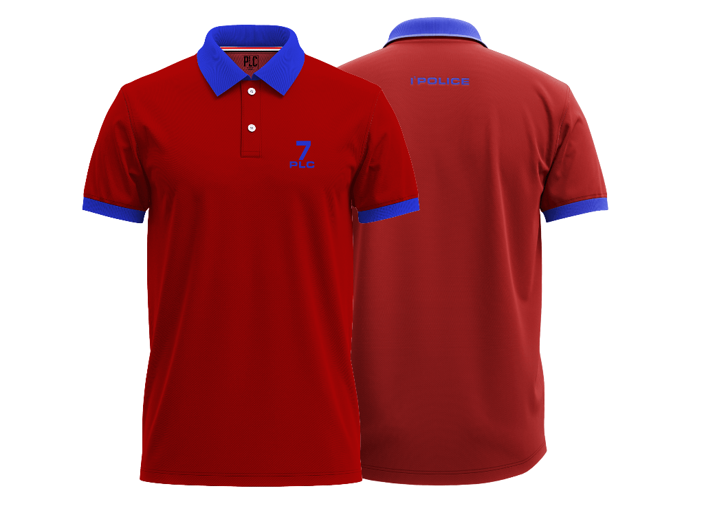 POLO 883POLICE Nº7 RED/BLIE