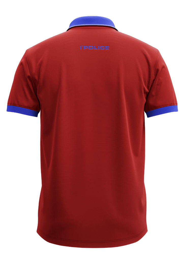 POLO 883POLICE Nº7 RED/BLIE