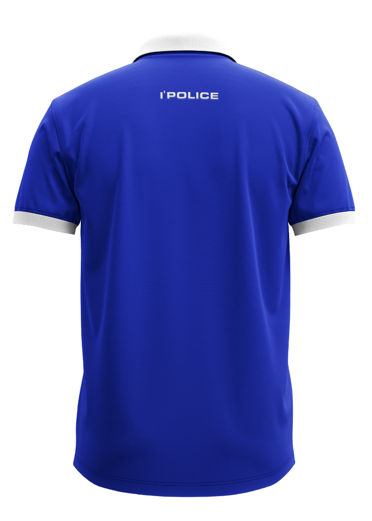 POLO 883POLICE Nº7 BLUE/WHITE