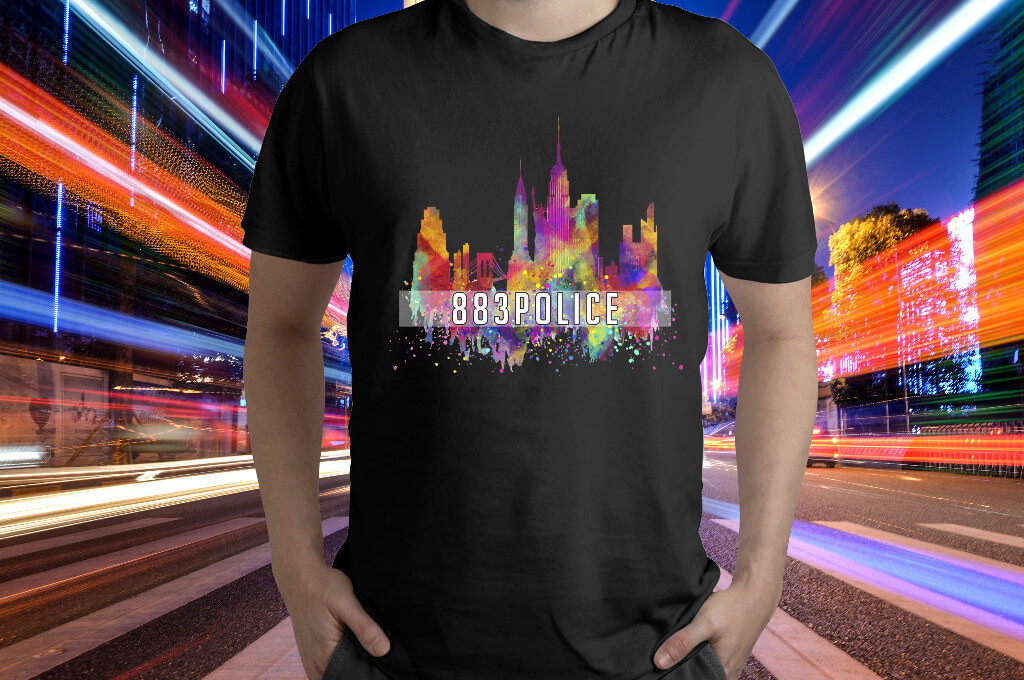 CAMISETA 883POLICE NEW YORK BLACK